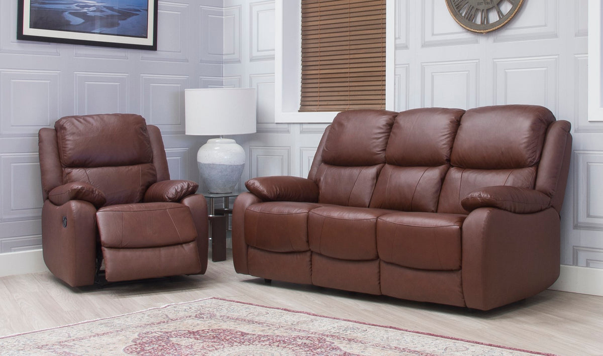 Parker Tabac leather sofa, photo 3