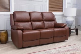 Parker Tabac leather sofa