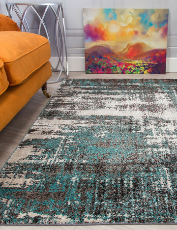 Callisto Accent - Green rug from The Mattress Store Ireland