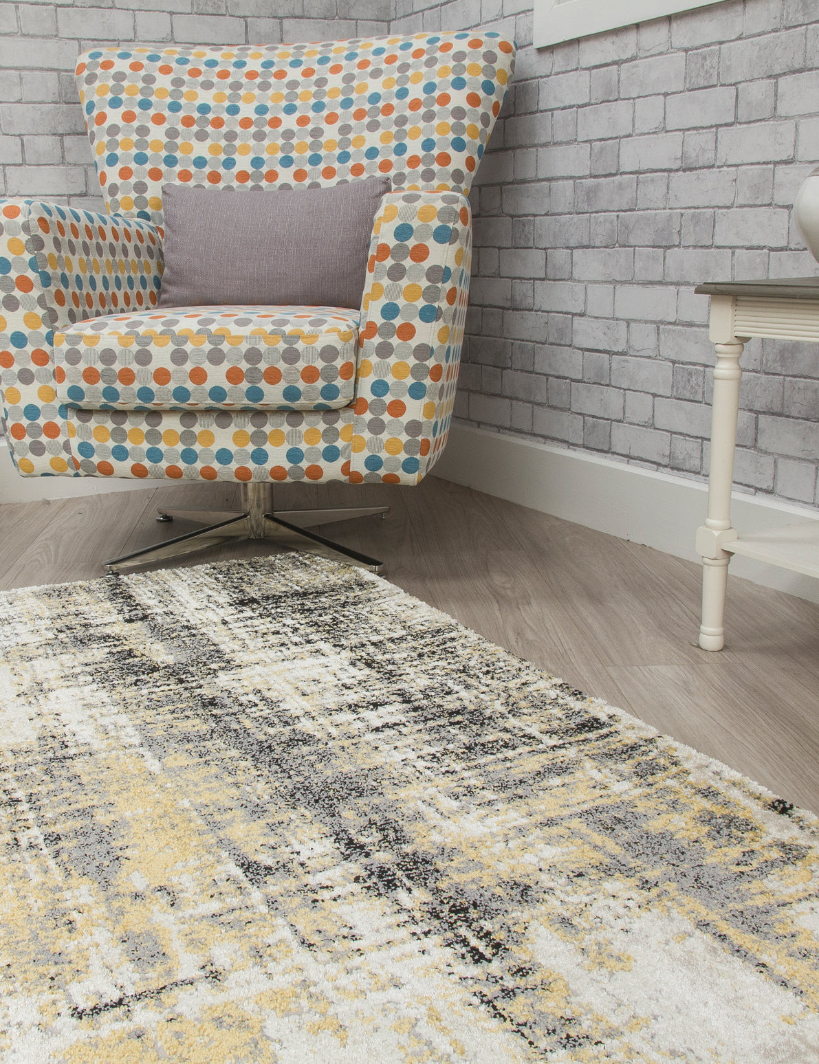 Callisto Accent - Yellow rug, photo 5