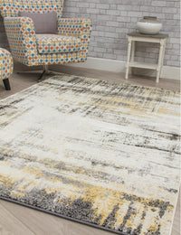 Callisto Accent - Yellow rug, 120 x 170 cm size