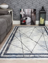 Best Art Deco - Blue Rug