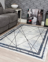 Glitz Art Deco - Blue rug, photo 4