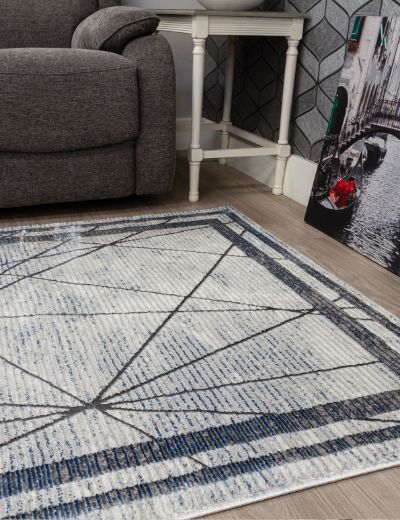 Best Art Deco - Blue Rug