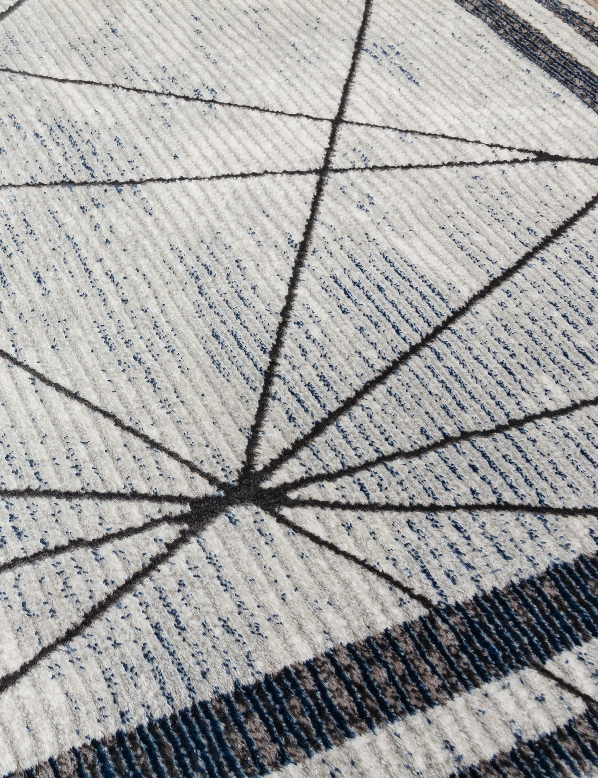 Best Art Deco - Blue Rug