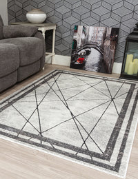 Elegant Art Deco -  Grey Rug