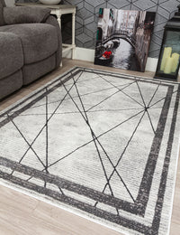 Elegant Art Deco -  Grey Rug