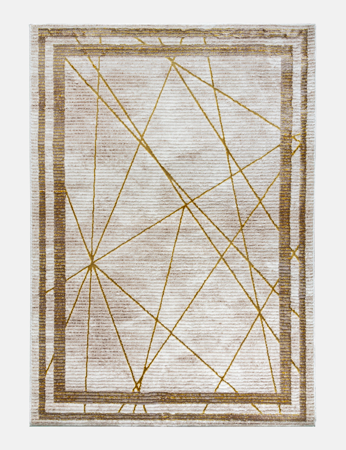 Glitz Art Deco - Ochre rug from The Mattress Store Ireland