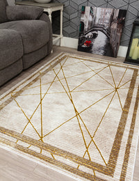 Glitz Art Deco - Ochre rug, photo 6