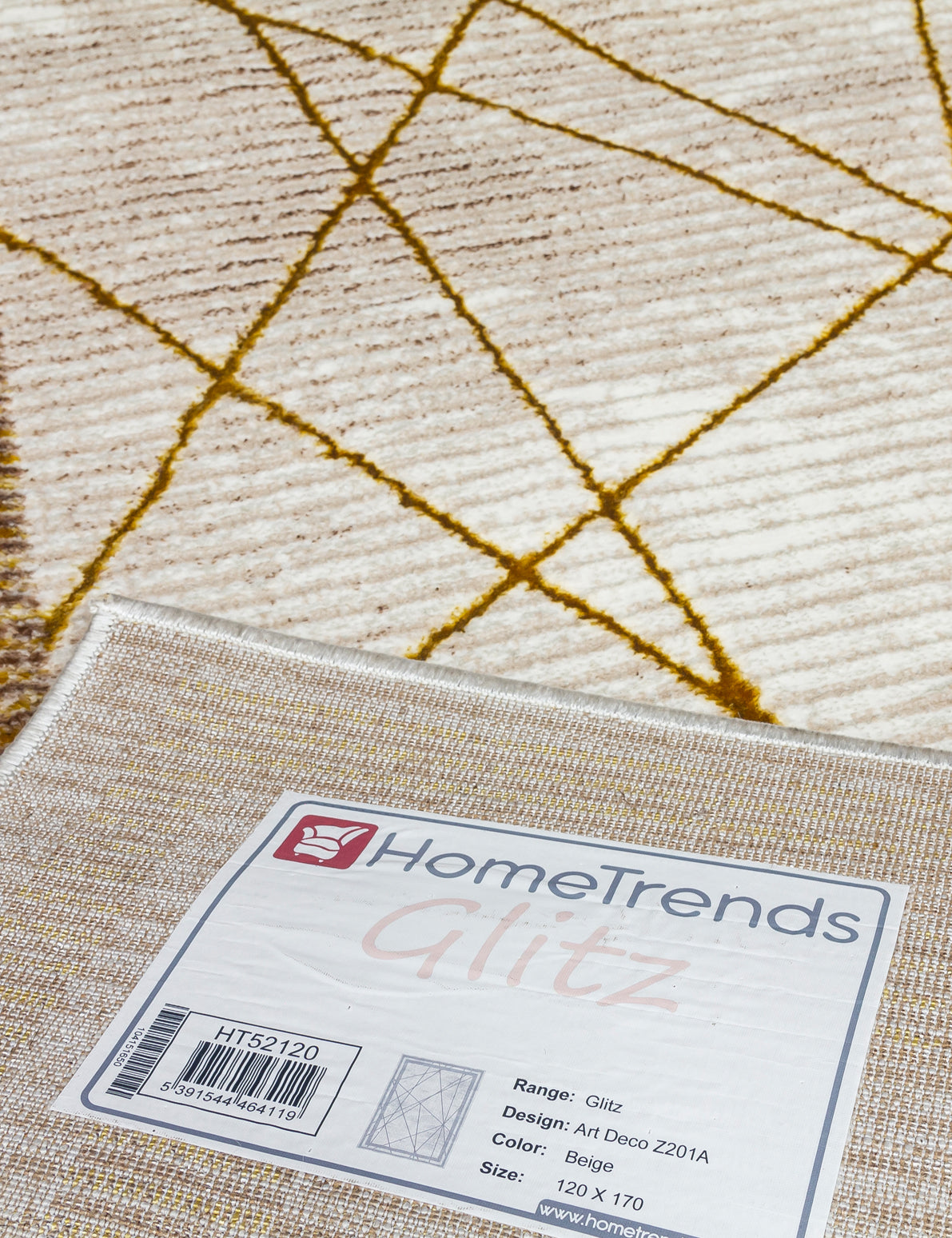 Glitz Art Deco - Ochre rug, photo 13