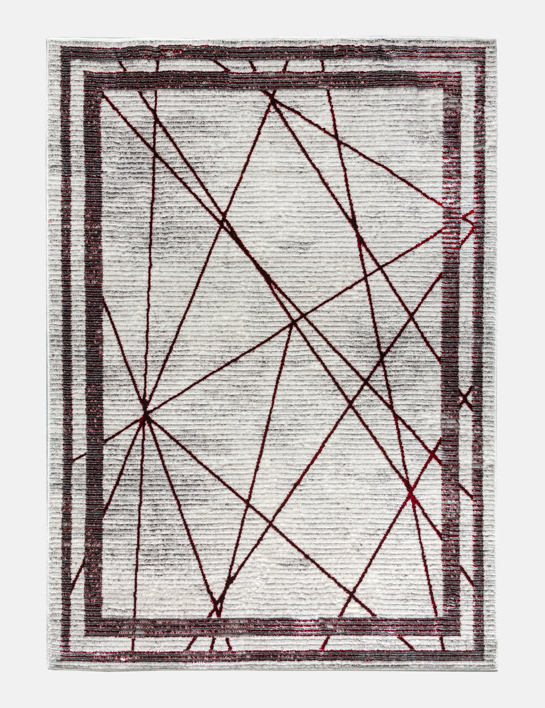 Glitz Art Deco - Red rug from The Mattress Store Ireland