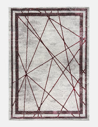 Glitz Art Deco - Red rug from The Mattress Store Ireland