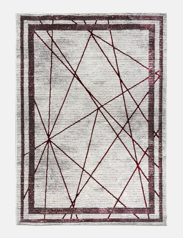 Glitz Art Deco - Red rug from The Mattress Store Ireland