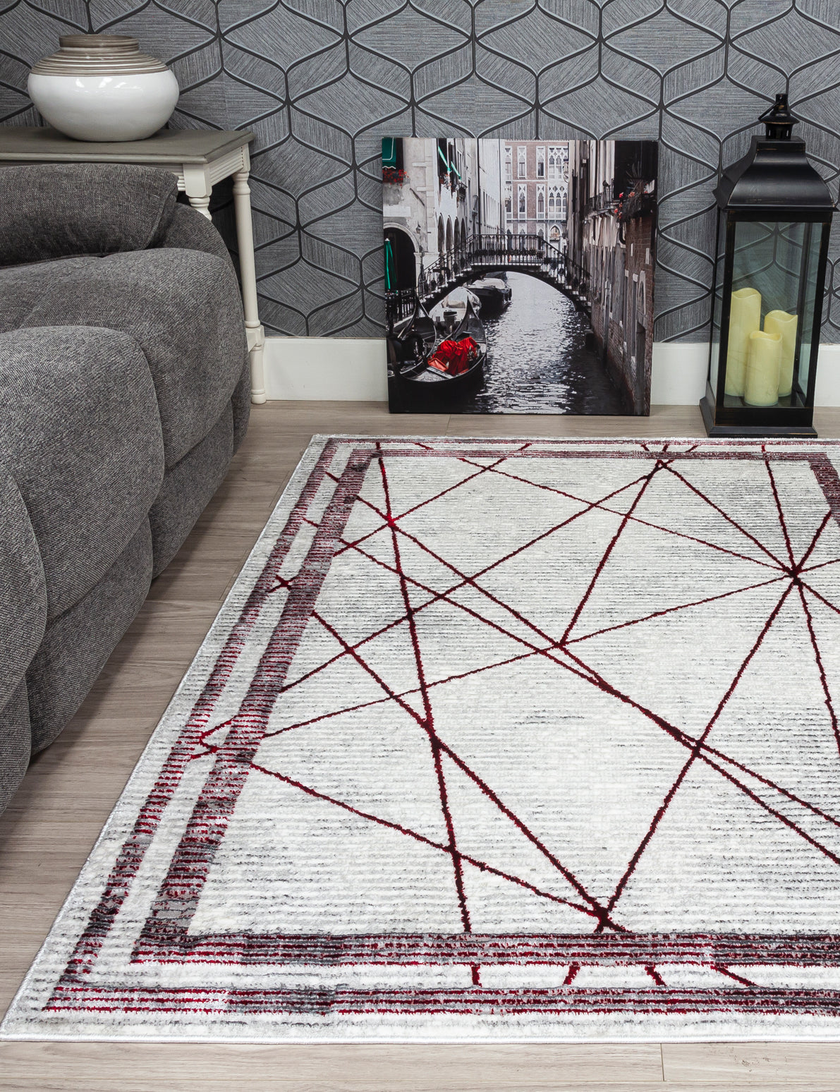 Glitz Art Deco - Red rug, photo 5
