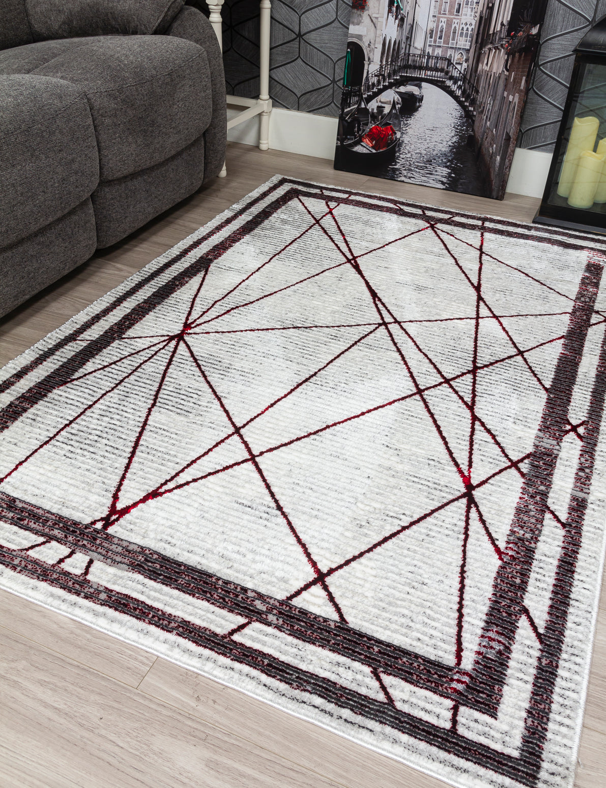 Glitz Art Deco - Red rug, photo 6