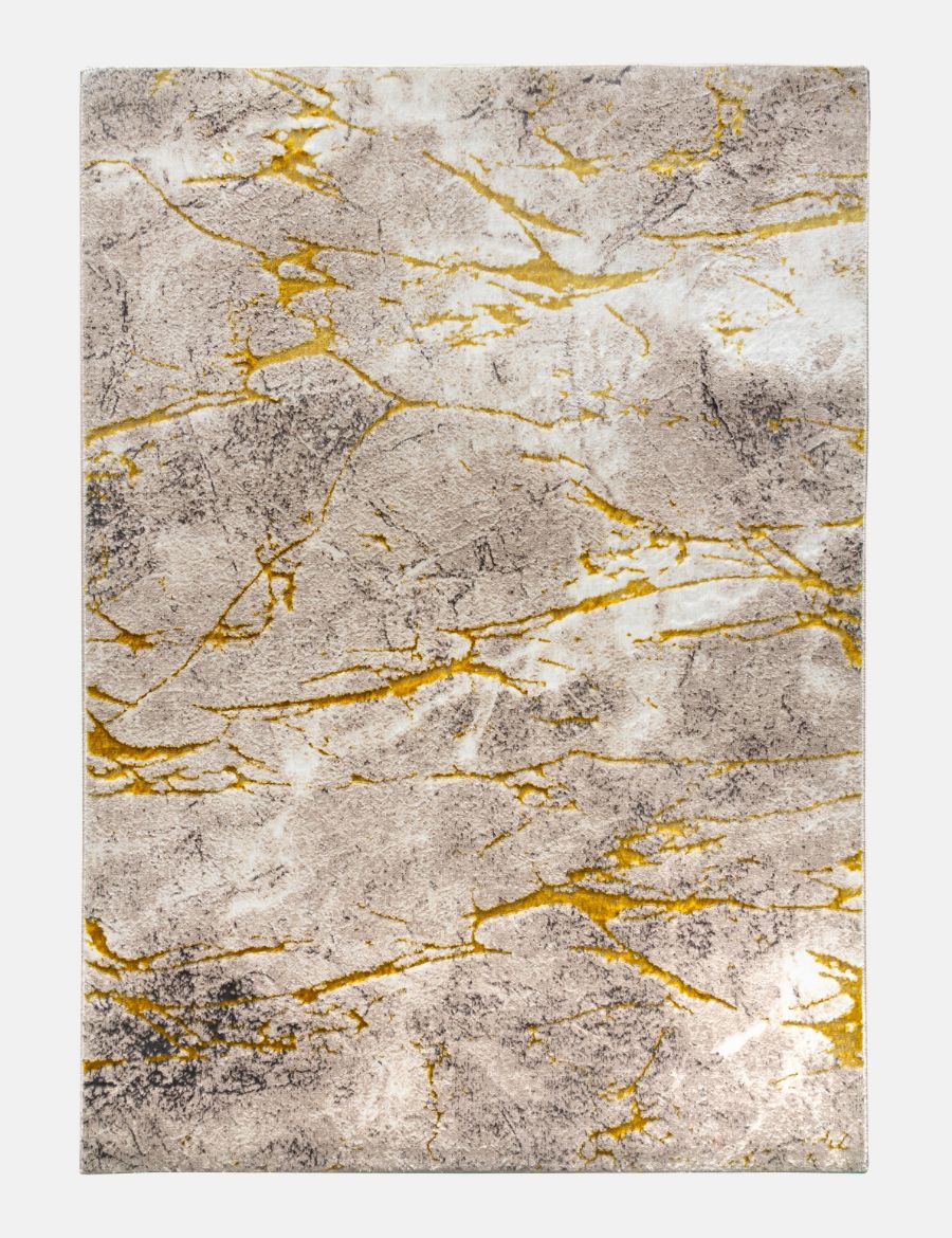 Glitz Marble - Ochre rug from The Mattress Store Ireland