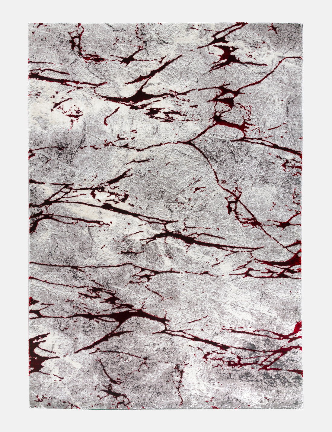 Glitz Marble - Red rug from The Mattress Store Ireland