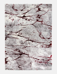 Glitz Marble - Red rug from The Mattress Store Ireland