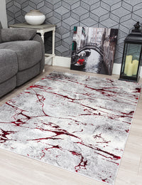 Glitz Marble - Red rug, photo 6