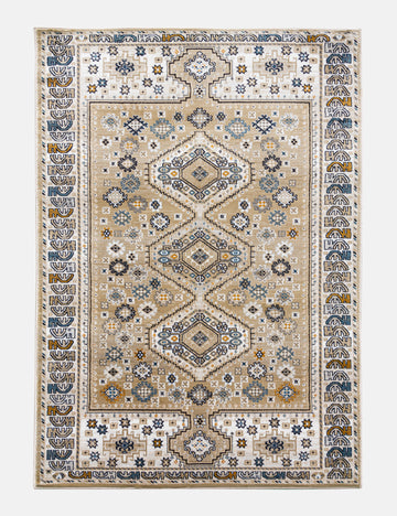Aziza Katana - Beige rug from The Mattress Store Ireland