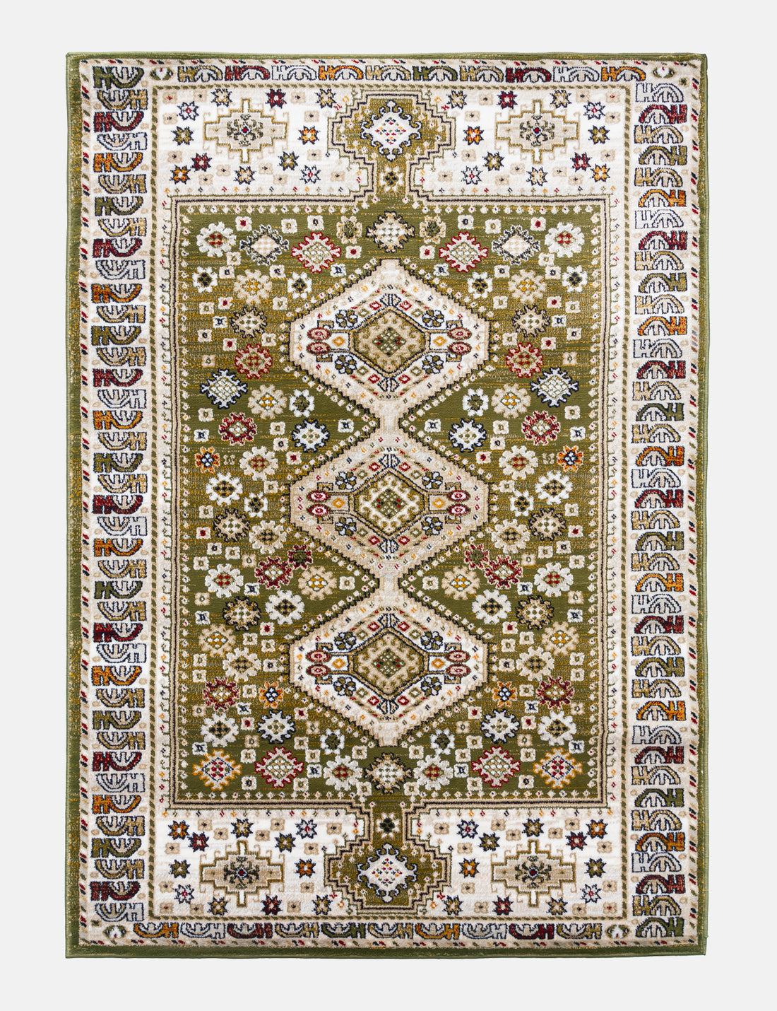 Aziza Katana - Green rug from The Mattress Store Ireland