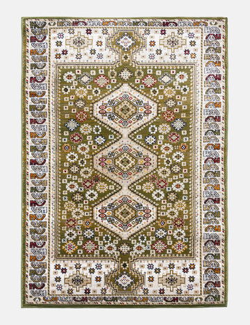 Aziza Katana - Green rug from The Mattress Store Ireland