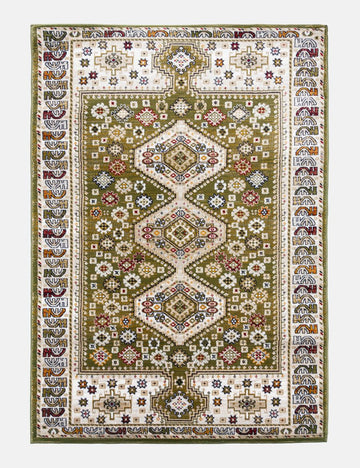 Aziza Katana - Green rug from The Mattress Store Ireland