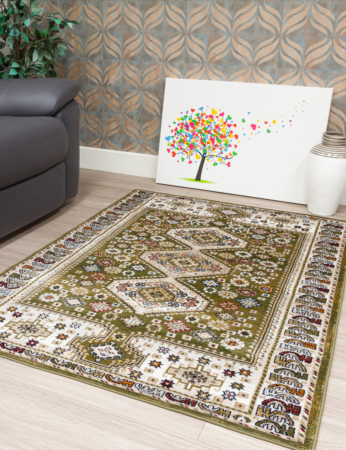 Aziza Katana - Green rug, photo 12