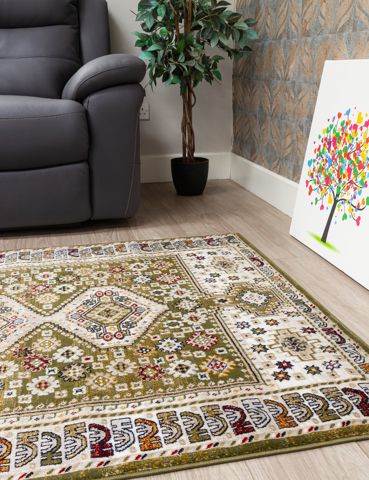 Aziza Katana - Green rug, photo 13