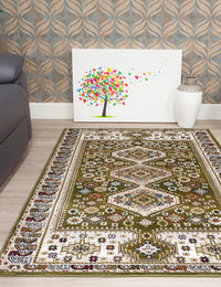 Aziza Katana - Green rug, 60 x 110 cm size