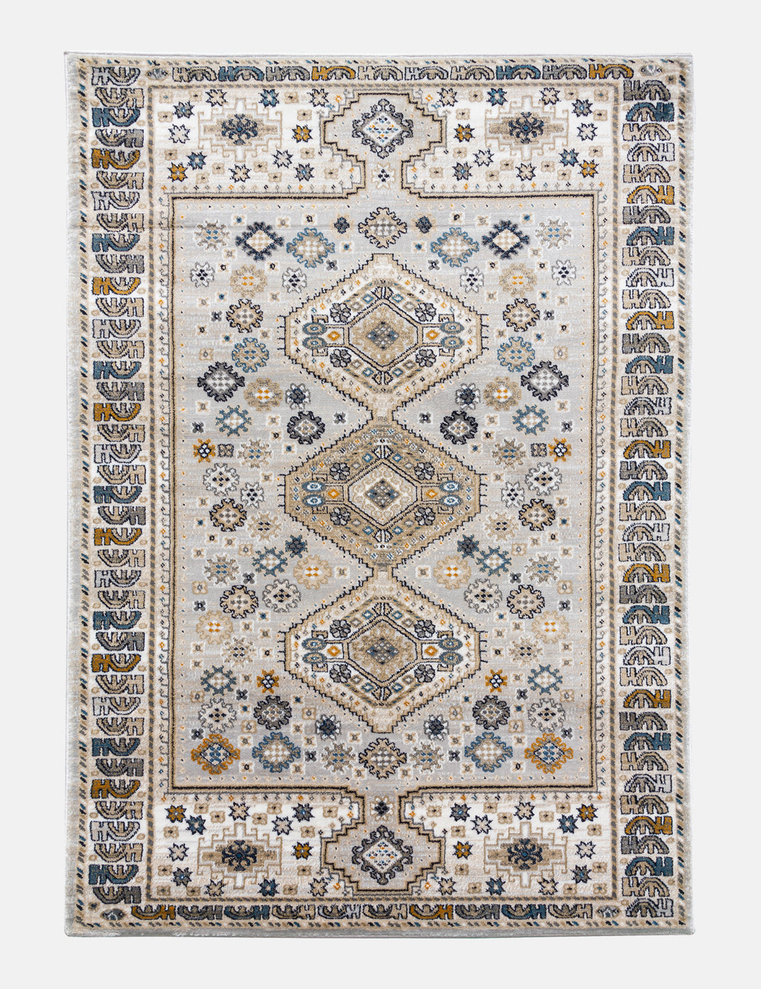 Aziza Katana - Grey rug from The Mattress Store Ireland