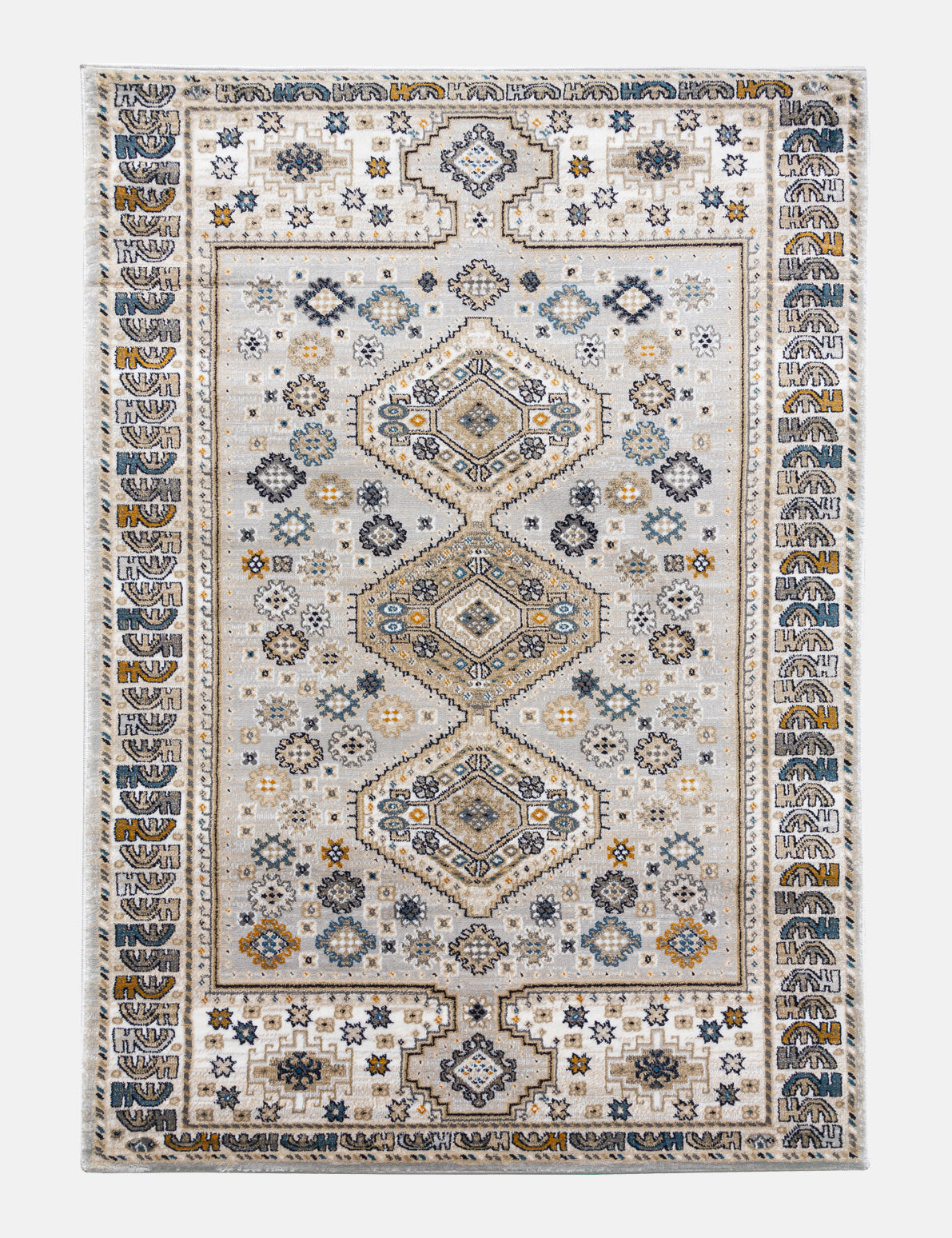 Aziza Katana - Grey rug from The Mattress Store Ireland