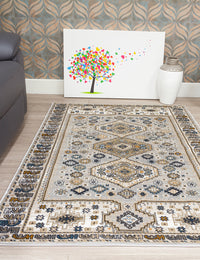 Aziza Katana - Grey rug, 60 x 110 cm size