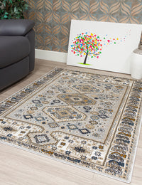 Aziza Katana - Grey rug, 80 x 150 cm size