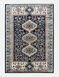Aziza Katana - Navy rug from The Mattress Store Ireland