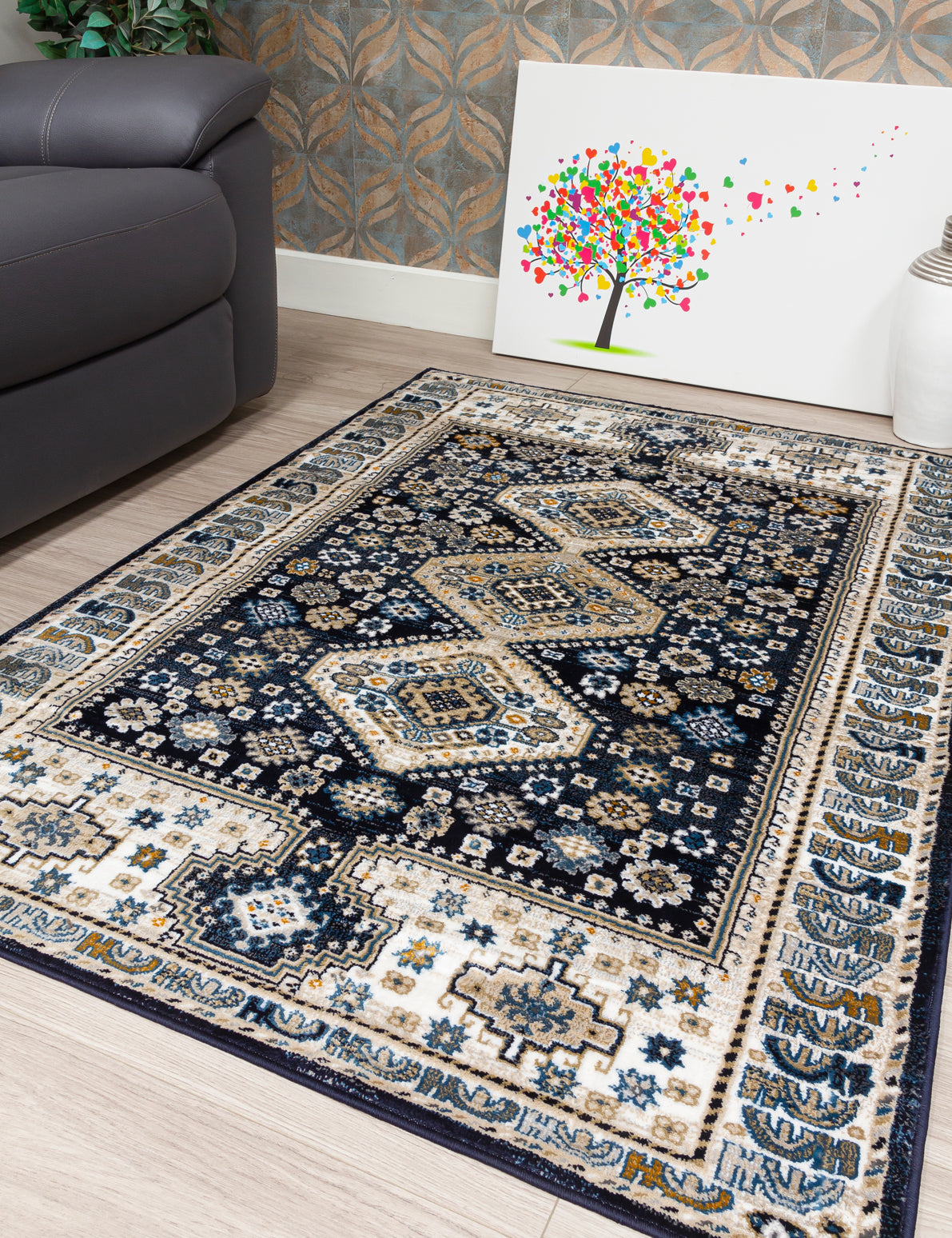 Aziza Katana - Navy rug, photo 5