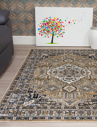 Aziza Medallion - Beige rug, photo 5
