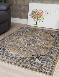 Aziza Medallion - Beige rug, photo 6
