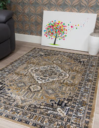 Aziza Medallion - Beige