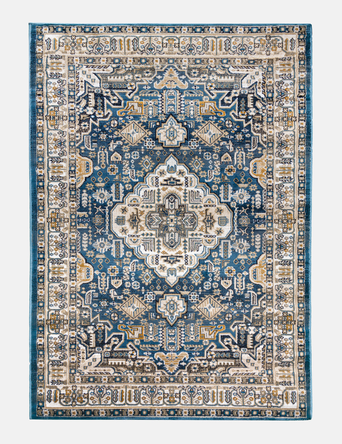 Aziza Medallion - Blue rug from The Mattress Store Ireland