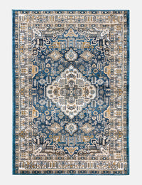 Aziza Medallion - Blue rug from The Mattress Store Ireland