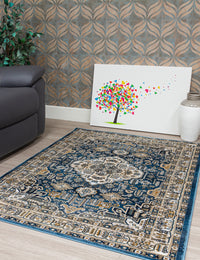 Aziza Medallion - Blue rug, photo 11