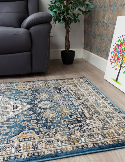 Aziza Medallion - Blue