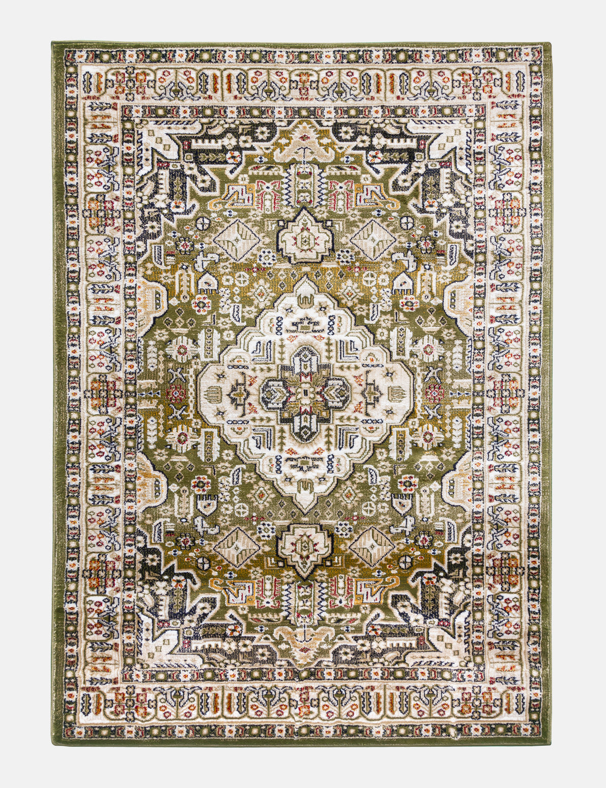 Aziza Medallion - Green rug from The Mattress Store Ireland