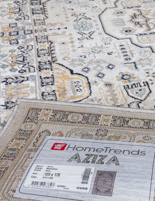 Aziza Medallion - Grey