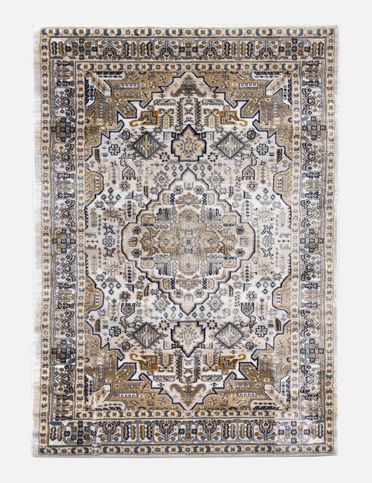 Aziza Medallion - Natural rug from The Mattress Store Ireland