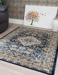 Aziza Medallion - Navy rug, photo 5