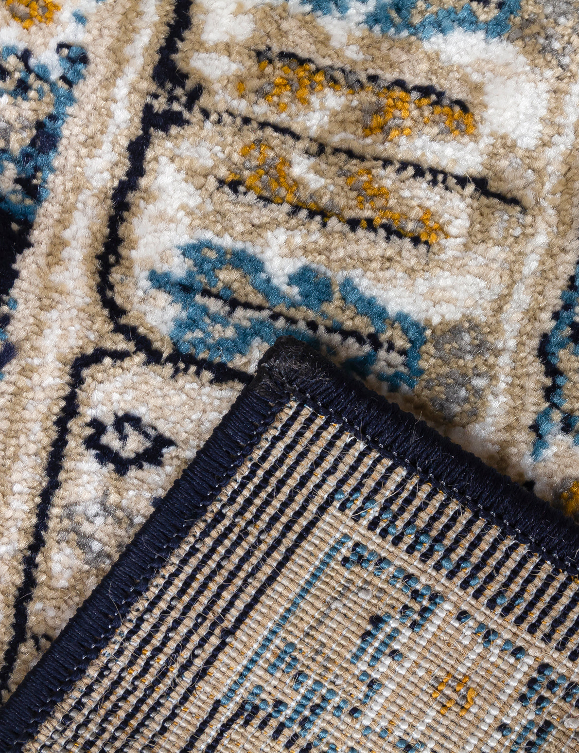 Aziza Medallion - Navy rug, photo 2