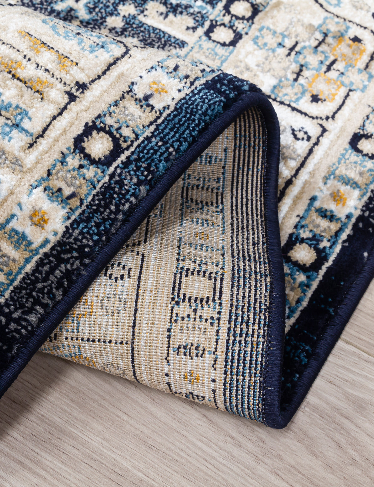 Aziza Medallion - Navy rug, photo 4