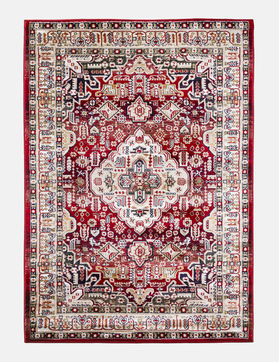 Aziza Medallion - Red rug from The Mattress Store Ireland